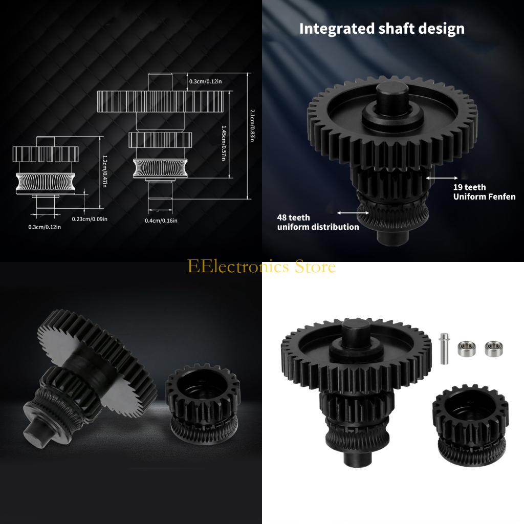 3D Printing Result - B03C Double Bearing Extruder Gear For