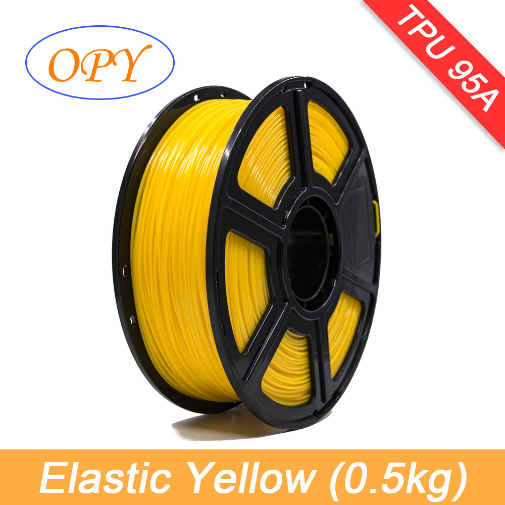 Tpu Flexible Filament - OPY TPU Filament Elastic 1.75mm 0.5KG