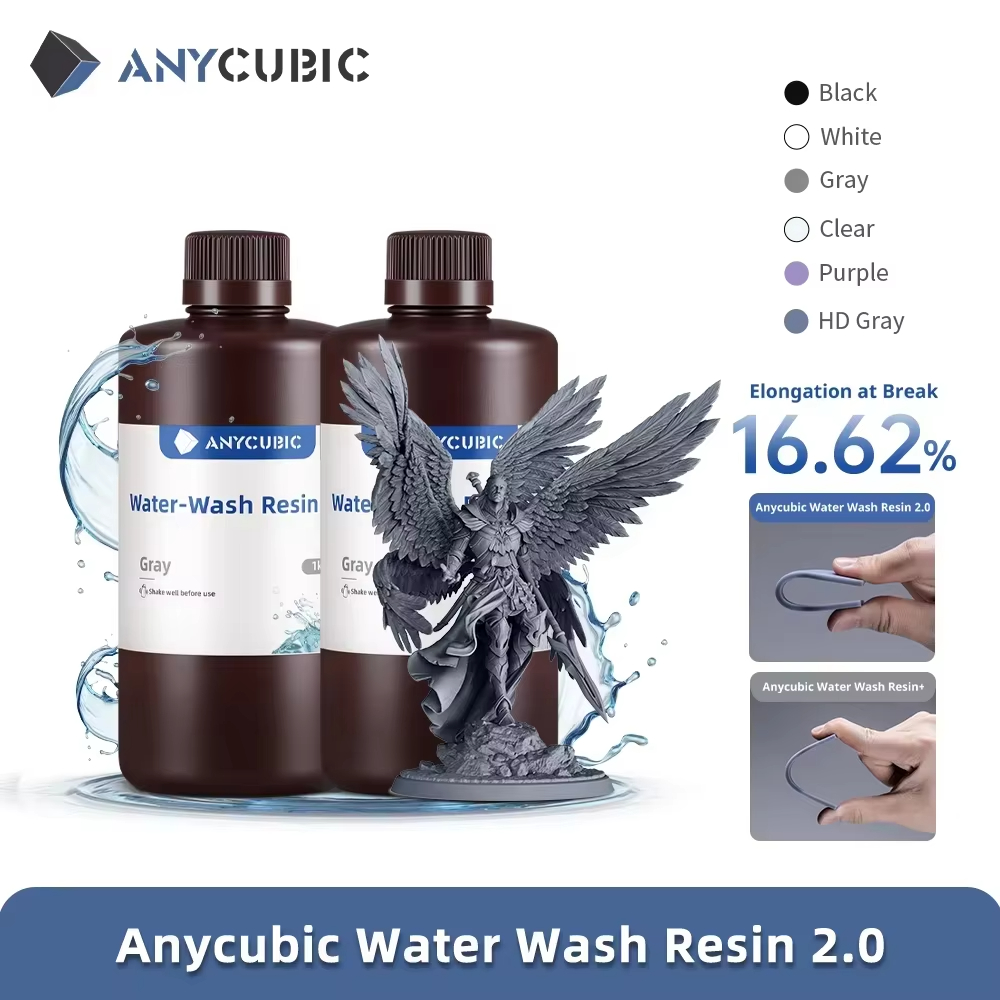 Glue For 3D Printing - ANYCUBIC Water-Wash Resin For LCD 3D