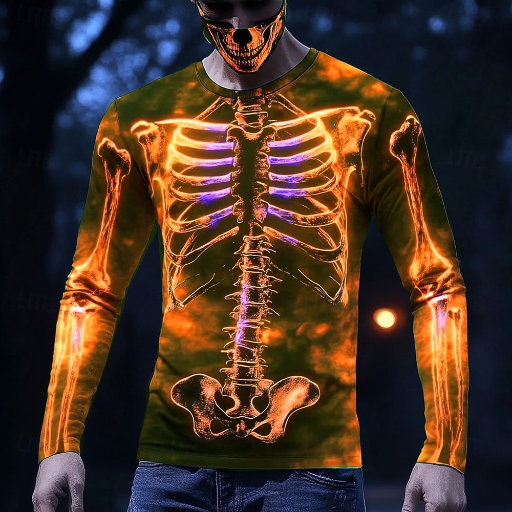 3D Printing X Ray - Men Glowing X-Ray Skeleton 3D Print