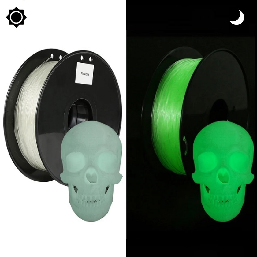 Luminous Filament Flexible TPU - Tpu Flexible Filament ulasan dan harga