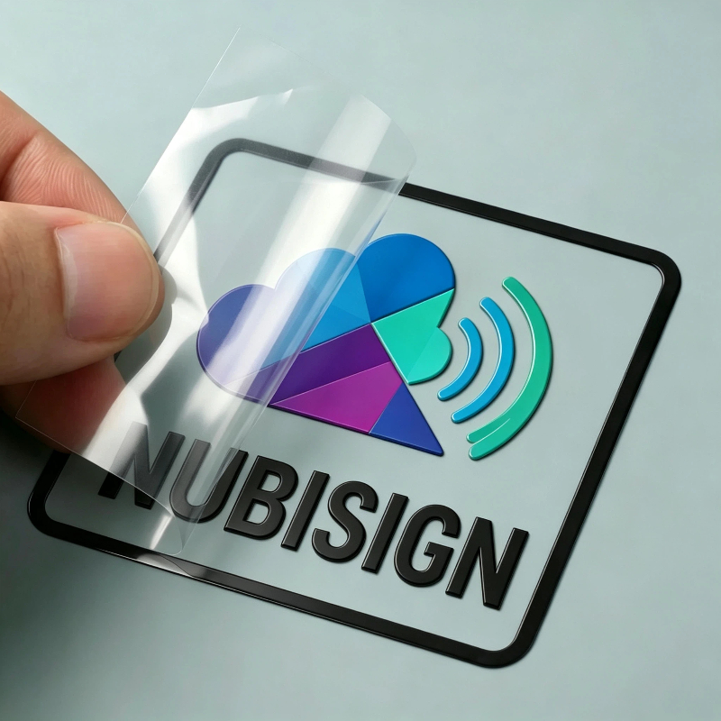 50pcs Sticker Custom Logo 3D U - 3D Printing Logo ulasan dan harga
