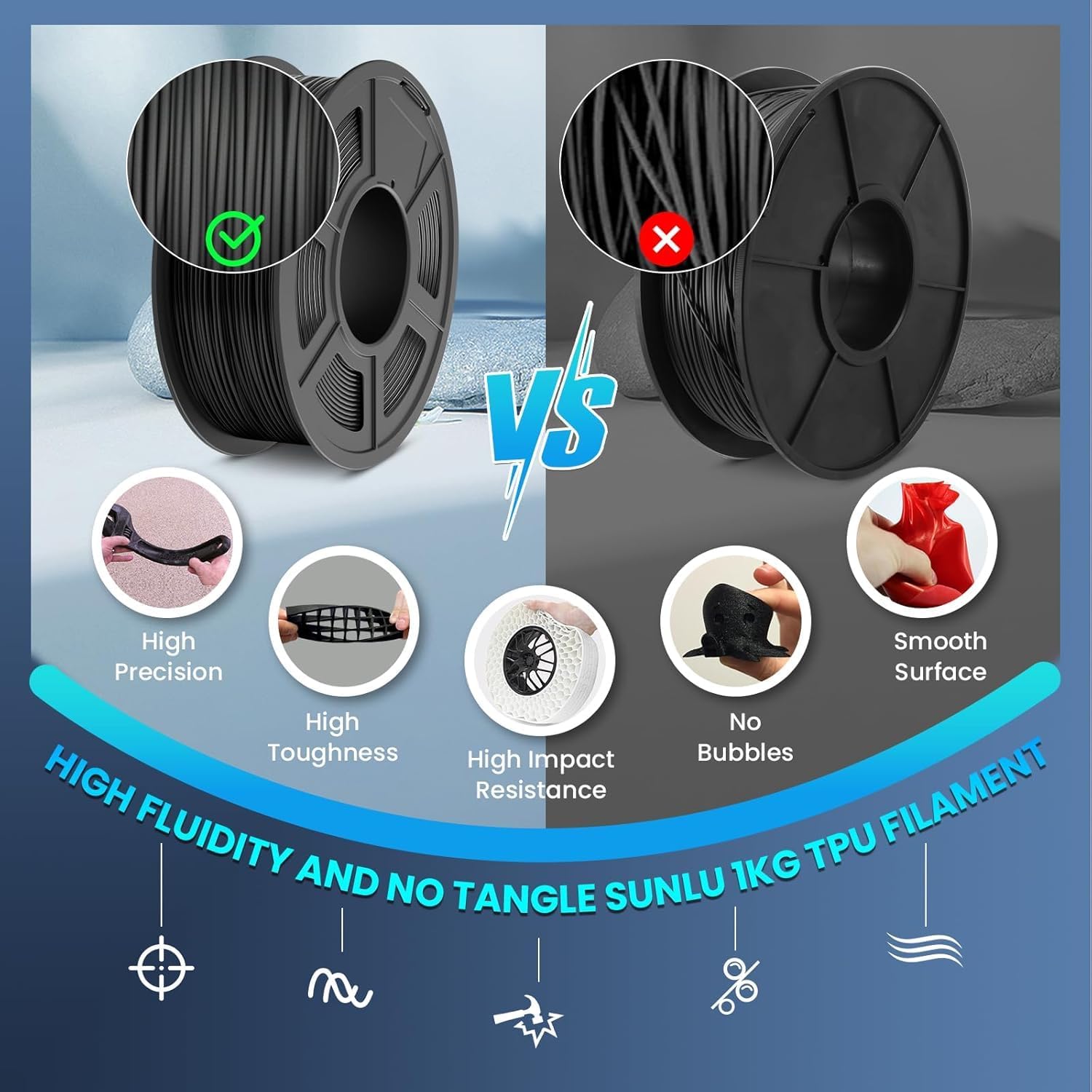 95A TPU Flexible Filament Soft - Tpu Flexible Filament ulasan dan harga