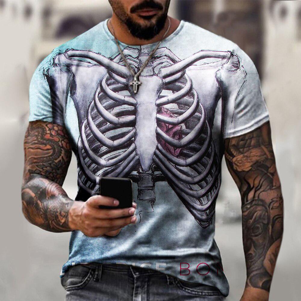 Men X Ray Skeleton Rib Cage 3D - 3D Printing X Ray ulasan dan harga