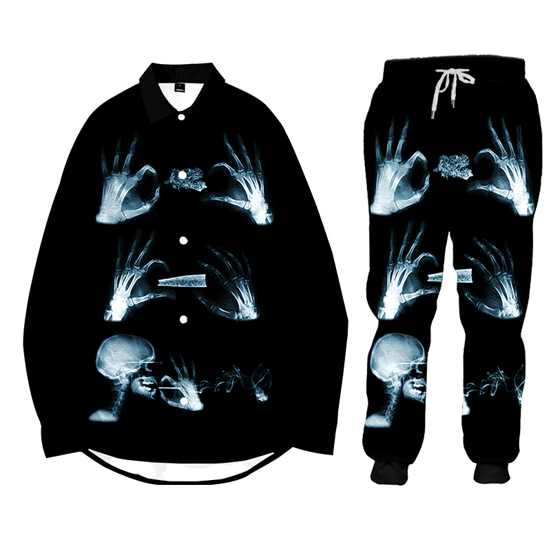 Hoodie pant Hip Hop Women/men  - 3D Printing X Ray ulasan dan harga