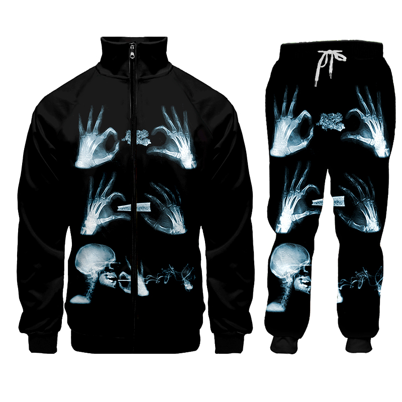 Hoodie pant Hip Hop Women/men  - 3D Printing X Ray ulasan dan harga