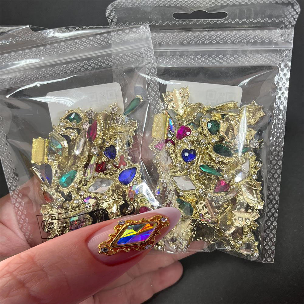 60PCS Mix Nail Art Rhinestones - 3D Printing Jewellery ulasan dan harga