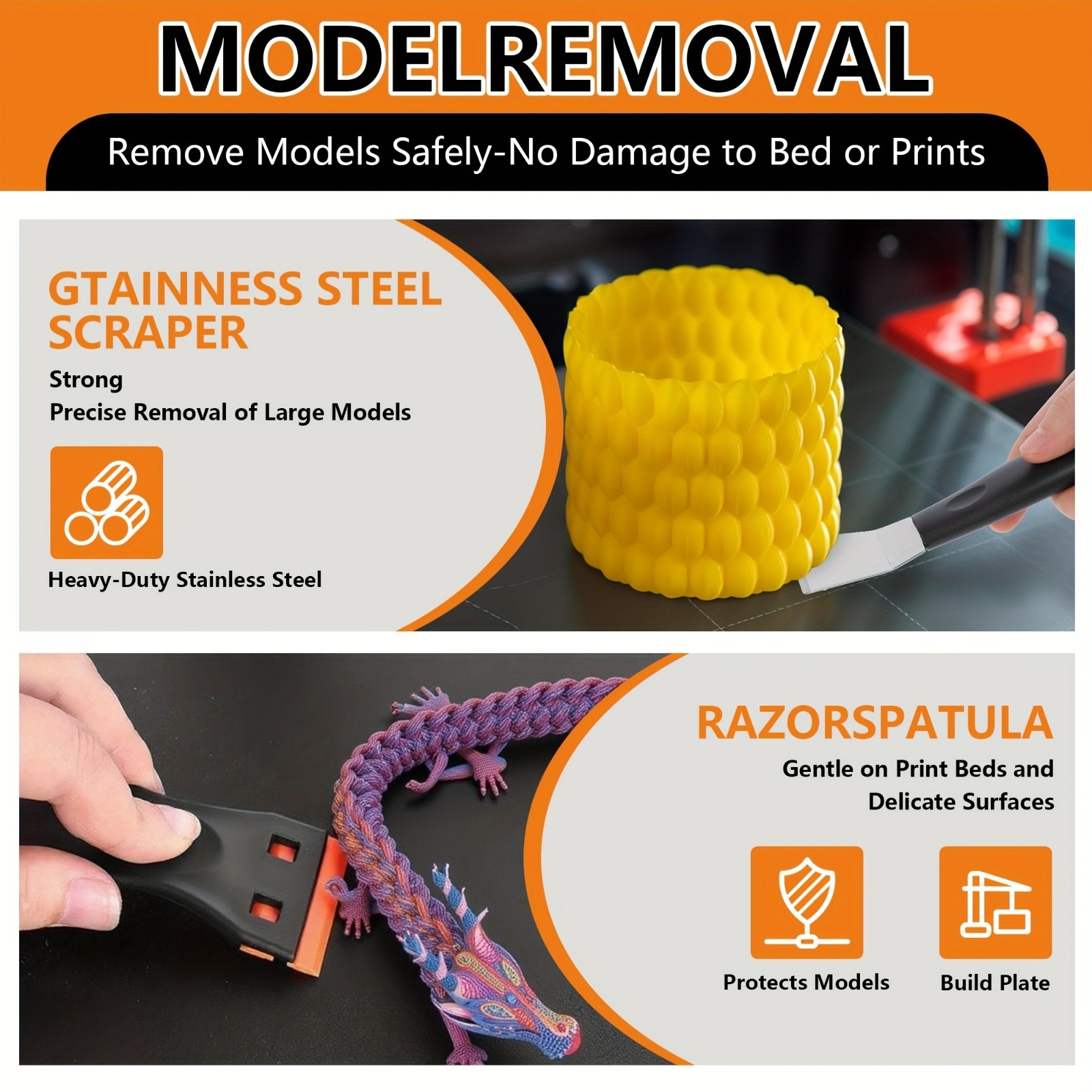 3D Printer Tools Kit, 33pcs 3D - 3D Printing Sla ulasan dan harga