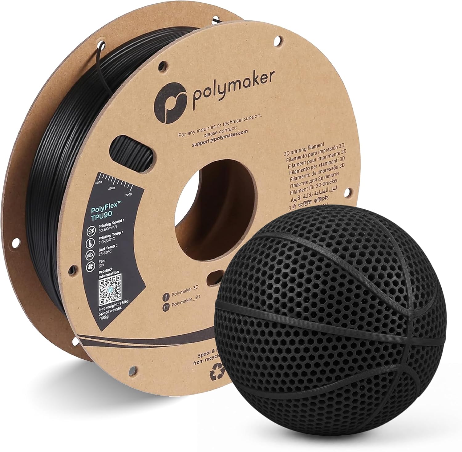 Polymaker TPU 90A Filament 1.7 - Tpu Flexible Filament ulasan dan harga