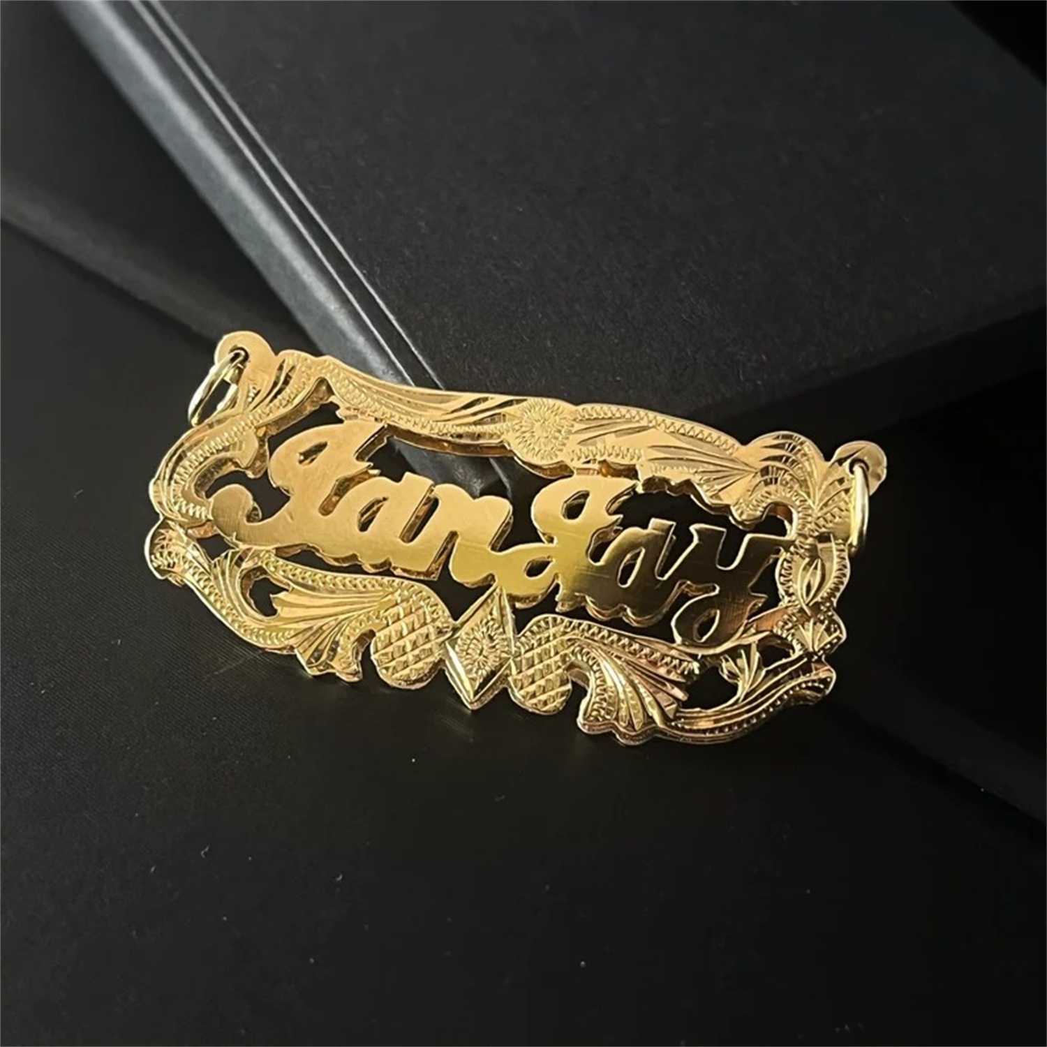 Custom 18K Gold Plated Double  - 3D Printing Jewellery ulasan dan harga