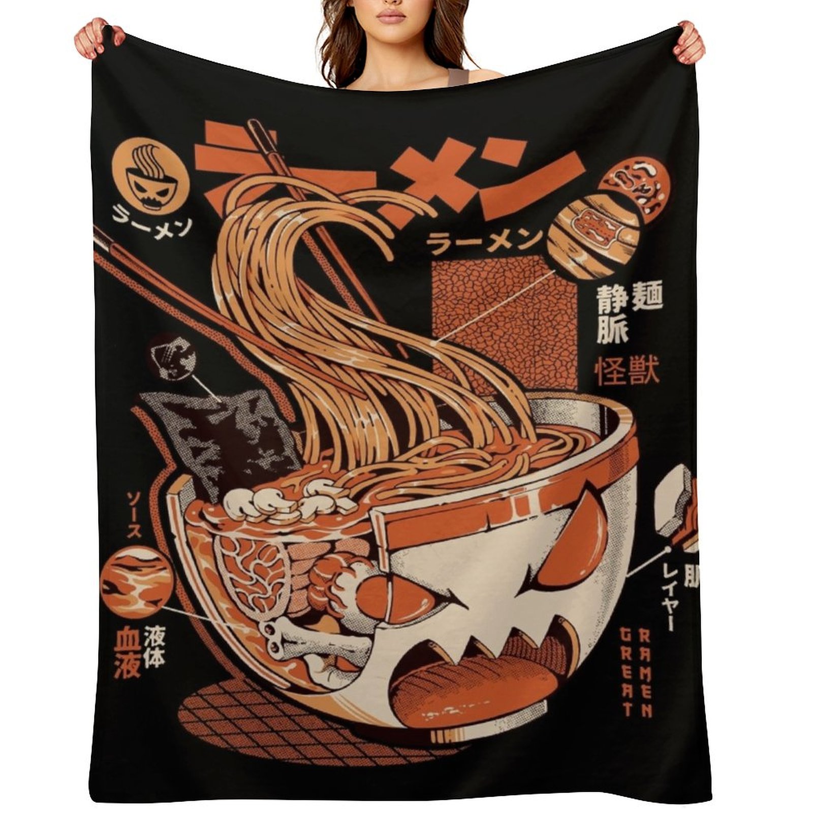 Black X-ray Great Ramen! Throw - 3D Printing X Ray ulasan dan harga