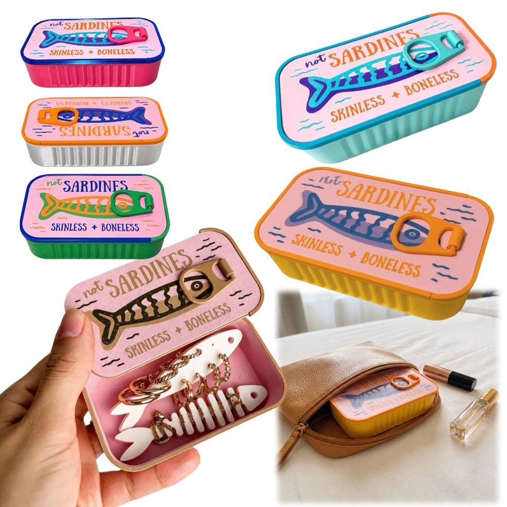 3D Printed Sardine Tin Jewelry - 3D Printing Jewellery ulasan dan harga