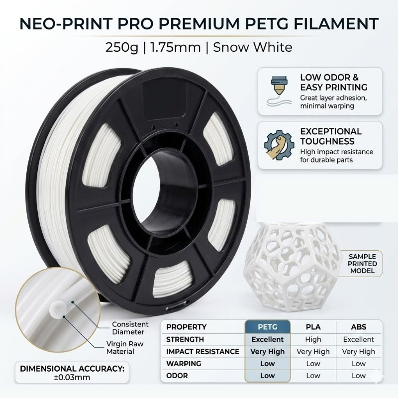 PETG white,gray,transparent,sk - Tpu Flexible Filament ulasan dan harga