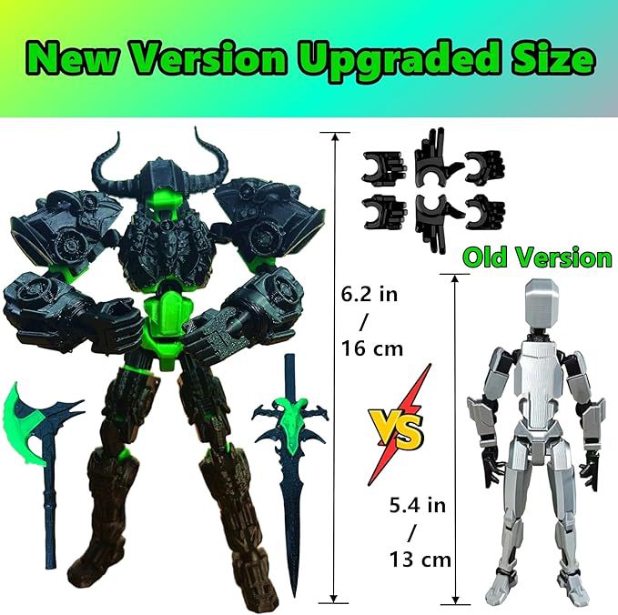 Titan 13 Action Figure,Assembl - 3D Printing For Dummies ulasan dan harga