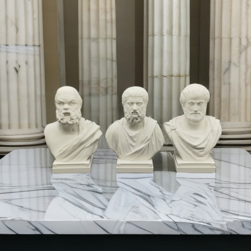 10/15/25cm Socrates Plato Aris - 3D Printing For Dummies ulasan dan harga