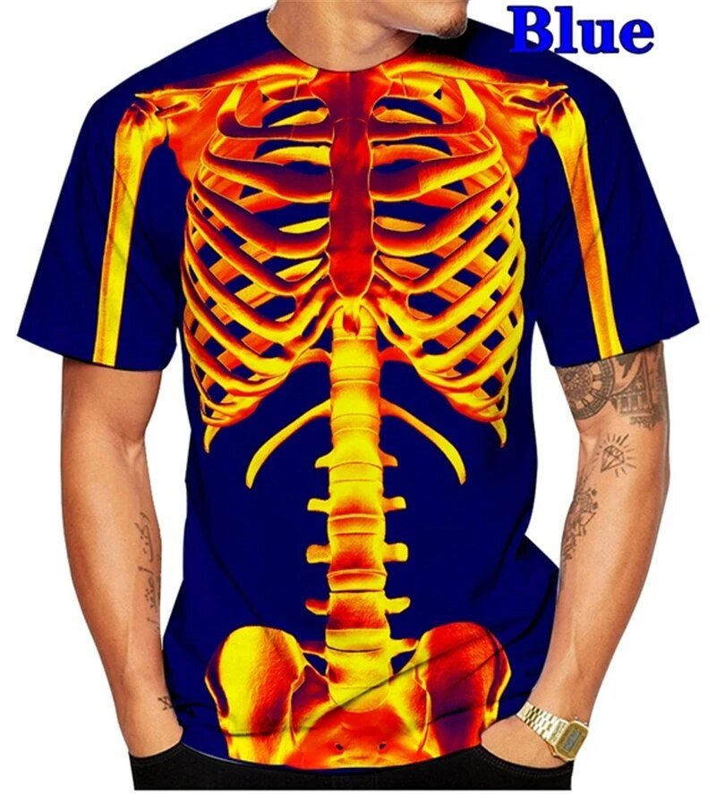 Horror Skull Skeleton Graphic  - 3D Printing X Ray ulasan dan harga
