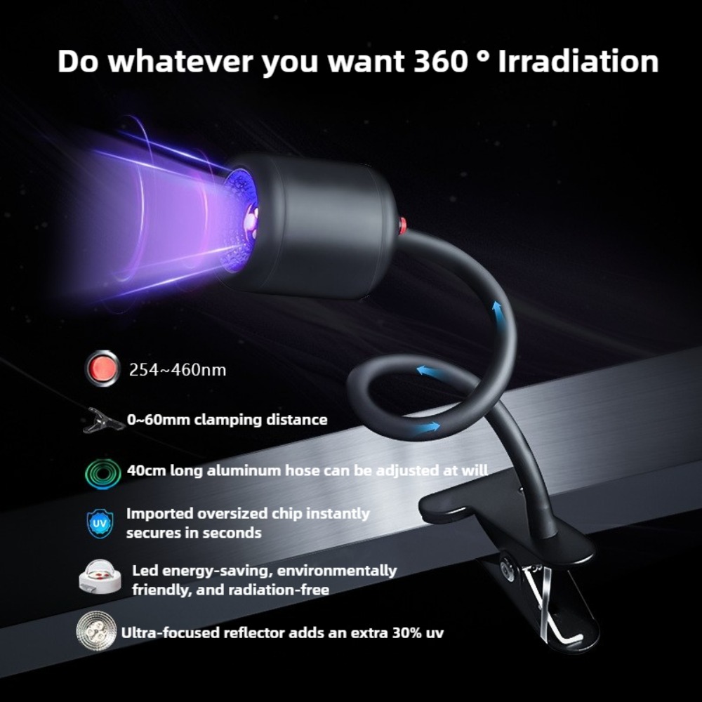 Handheld Clamp UV Curing Lamp  - 3D Printing Sla ulasan dan harga