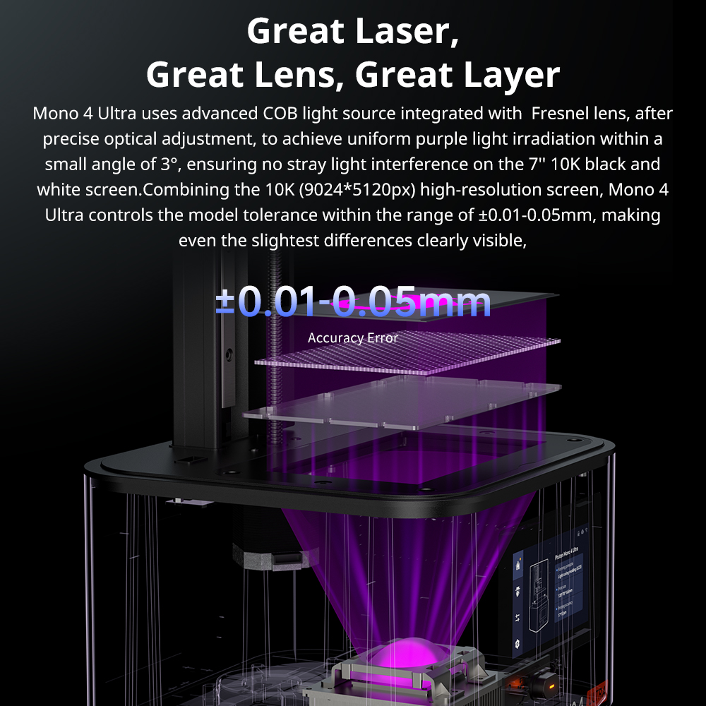 ANYCUBIC Photon Mono 4 Ultra 3 - 3D Printing Uv Sensitive Resin ulasan dan harga